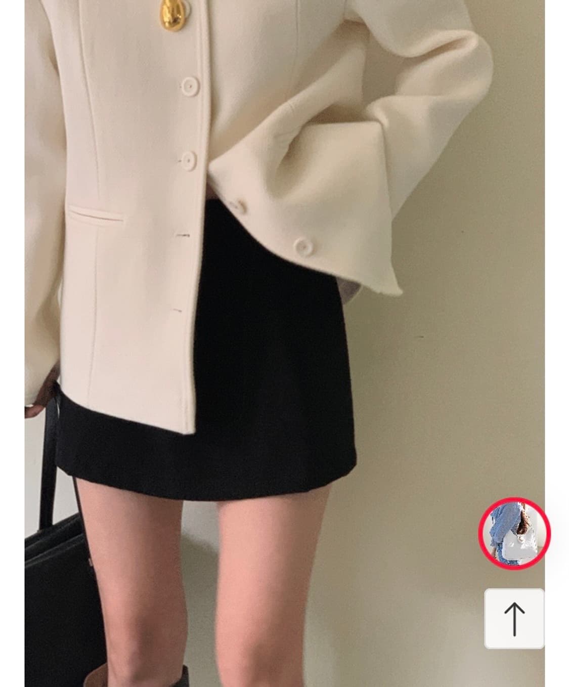 메이비베이비] Sicilian 스커트 블랙 미듐 새상품 상품이미지2