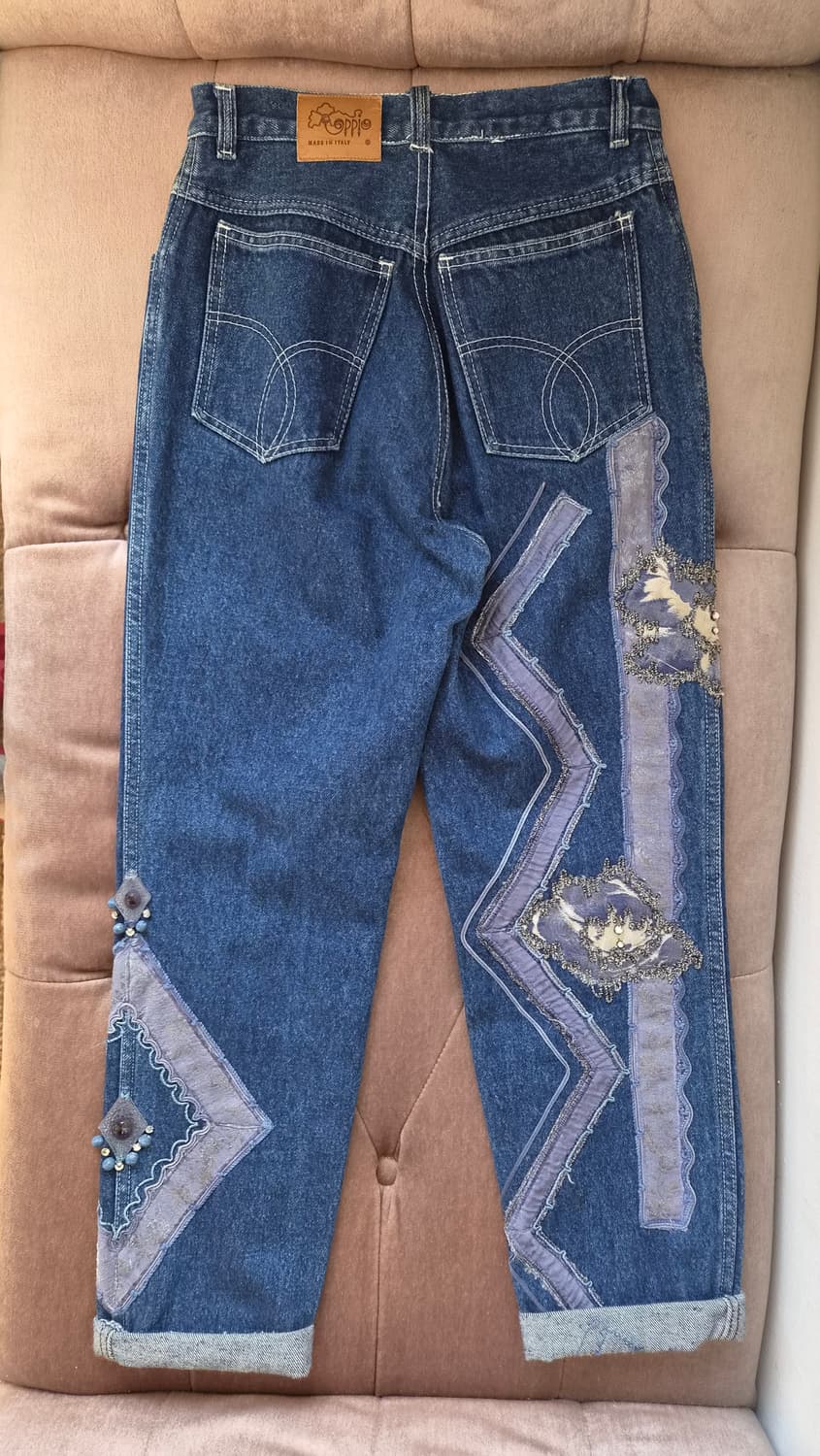 Foppio 이태리 여성 비즈데님팬츠 상품이미지4