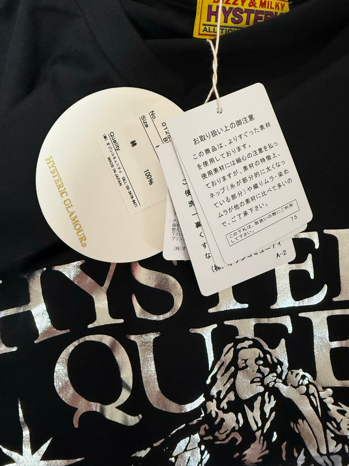 히스테릭글래머 여성 롱슬리브 블랙 상품이미지2