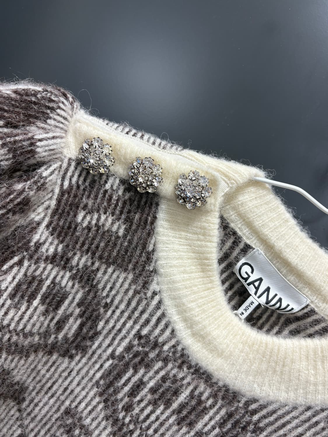 가니 스마일 알파카울 니트 상품이미지3