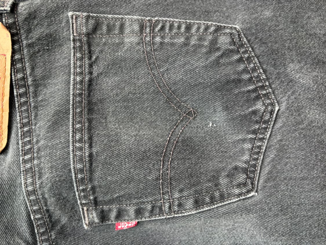 리바이스 501 빈티지 흑청 made in usa 상품이미지5