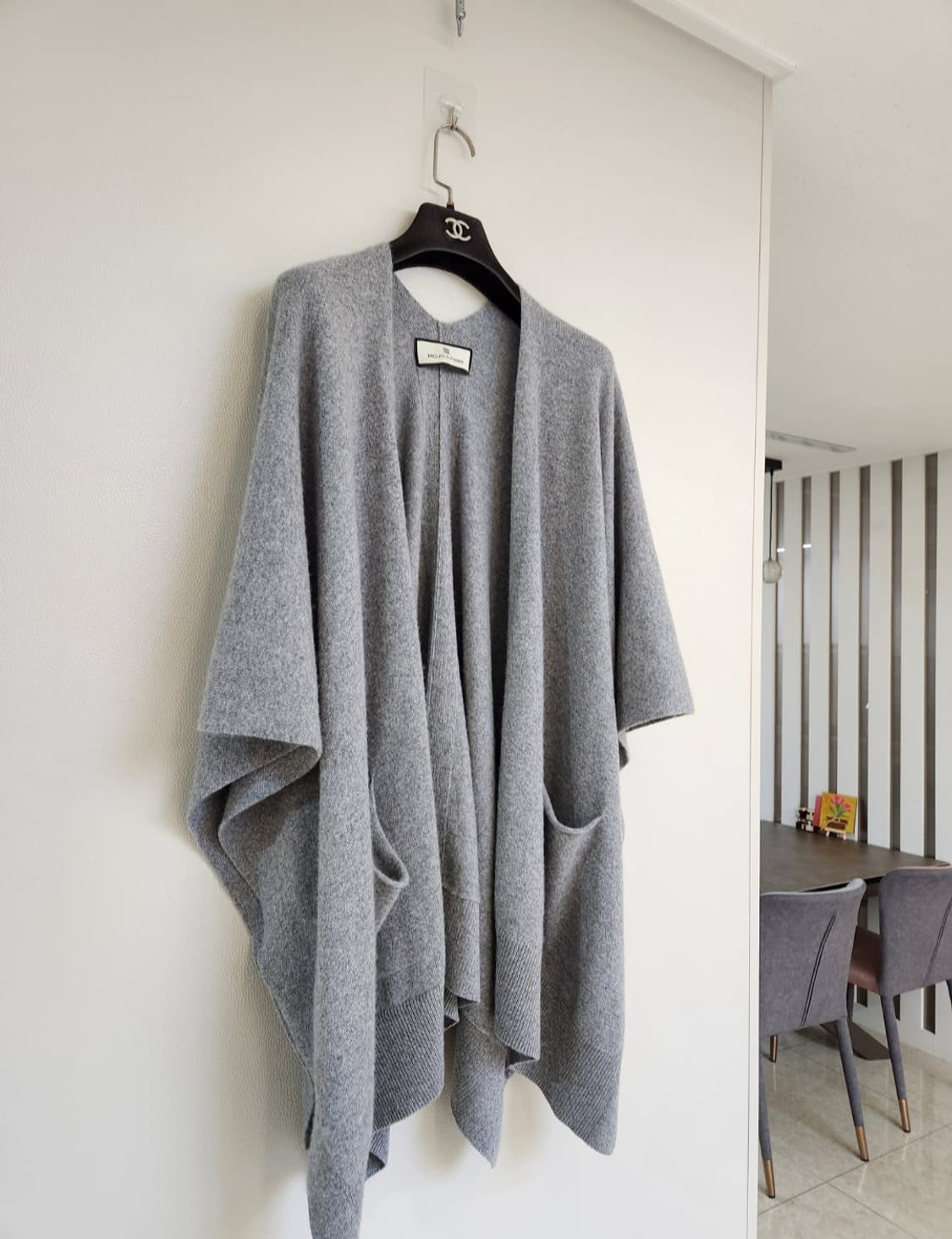 (1회착용)모조에스핀 캐시미어울 숄 상품이미지6
