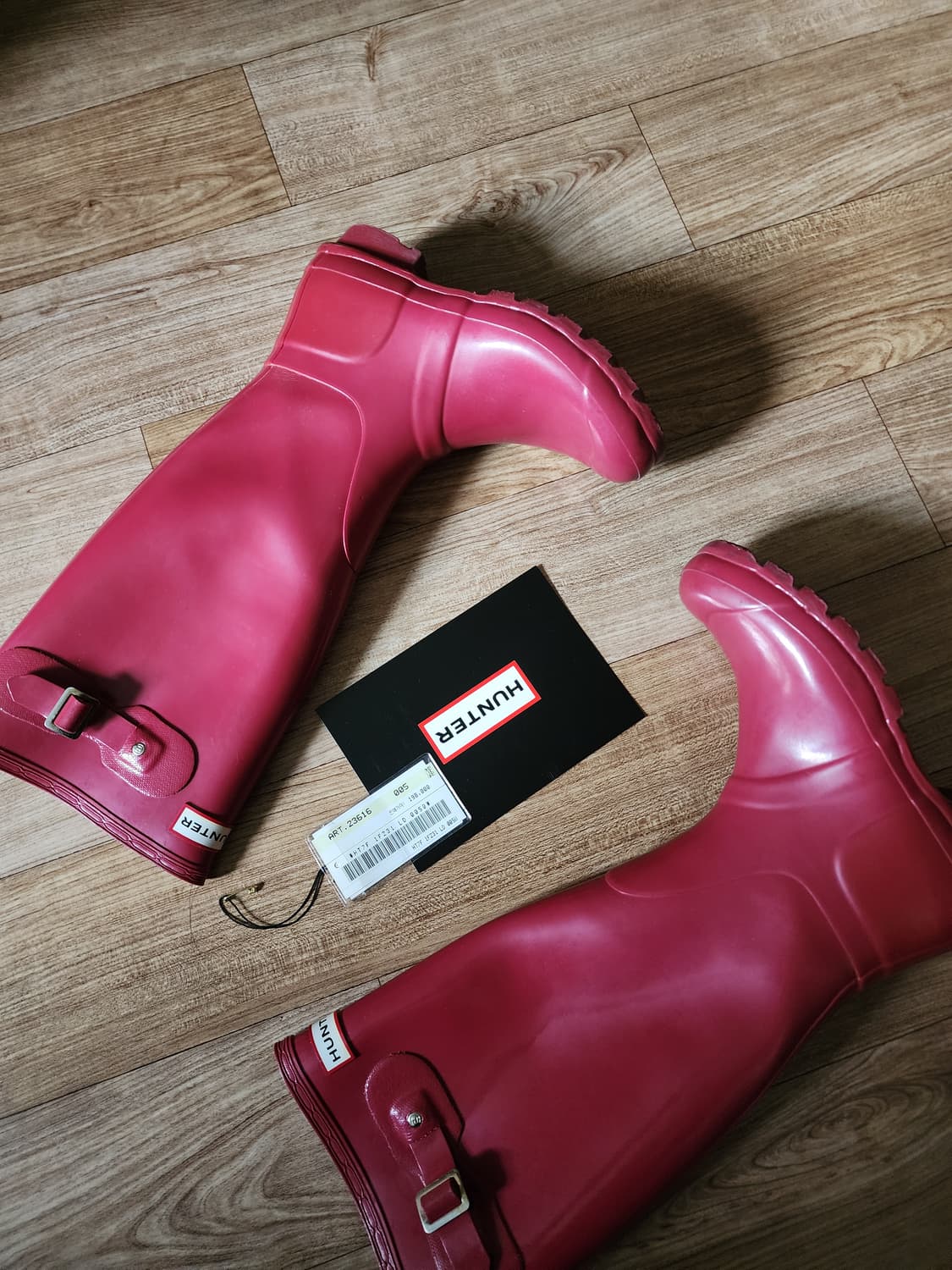 헌터 레인부츠 유광 톨 240 상품이미지5