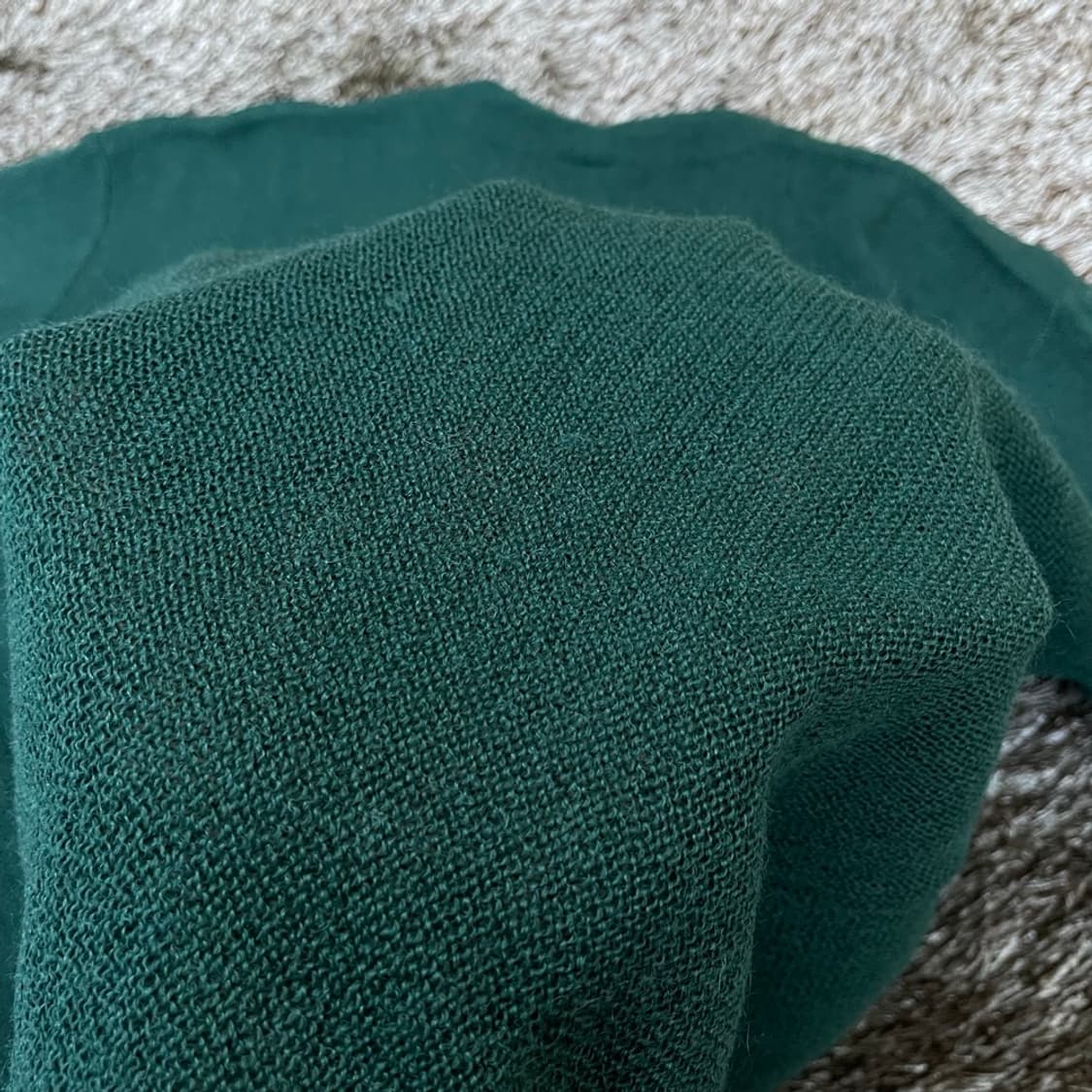 라코스테 LACOSTE 그린 90s 서광 울 브이넥 가디건 95 상품이미지8