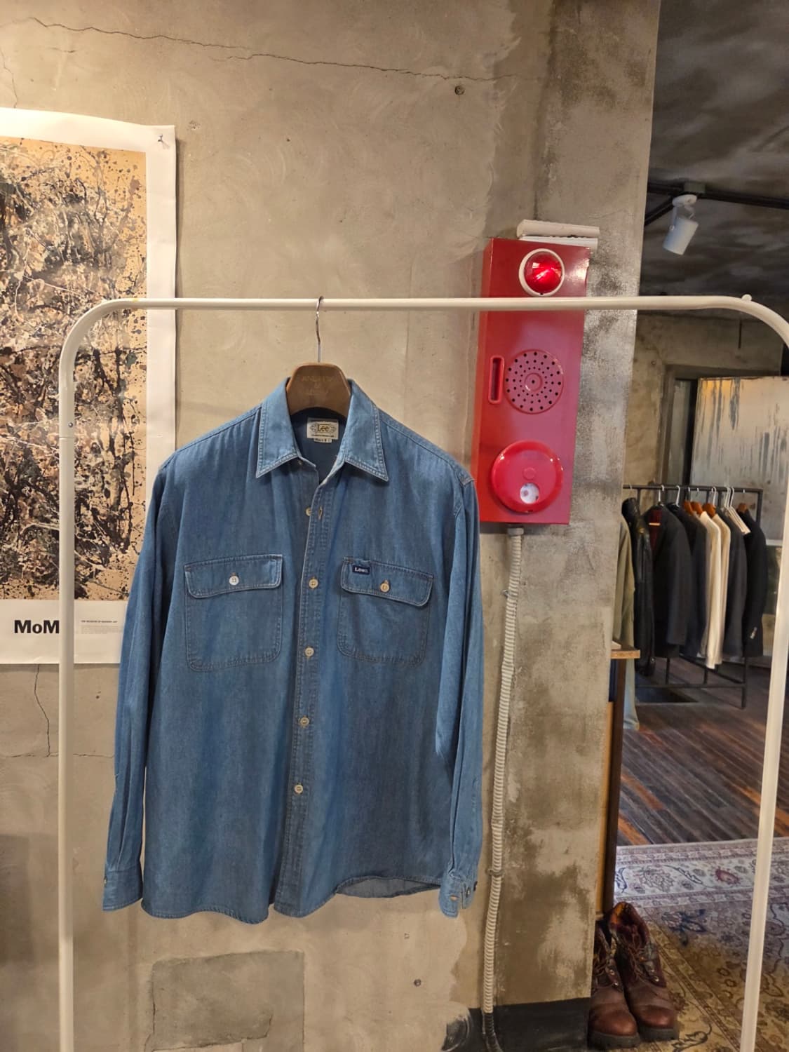 90'S 리 데님셔츠  상품이미지4