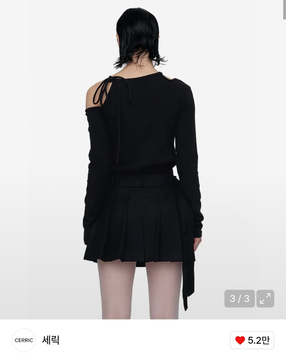 세릭 컷아웃 긴팔티 상품이미지3