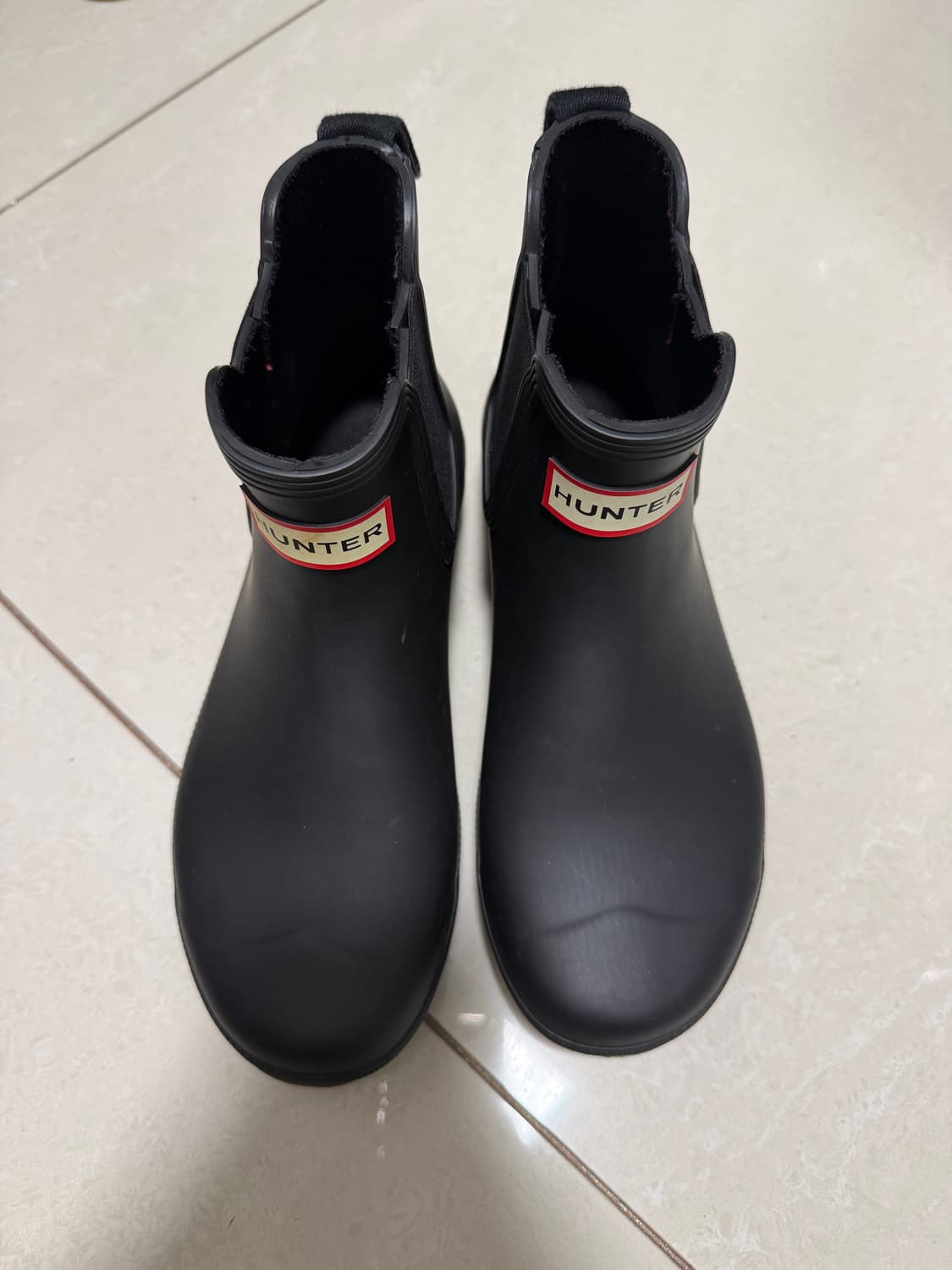 헌터 블랙 첼시 레인부츠 us6 230 상품이미지1
