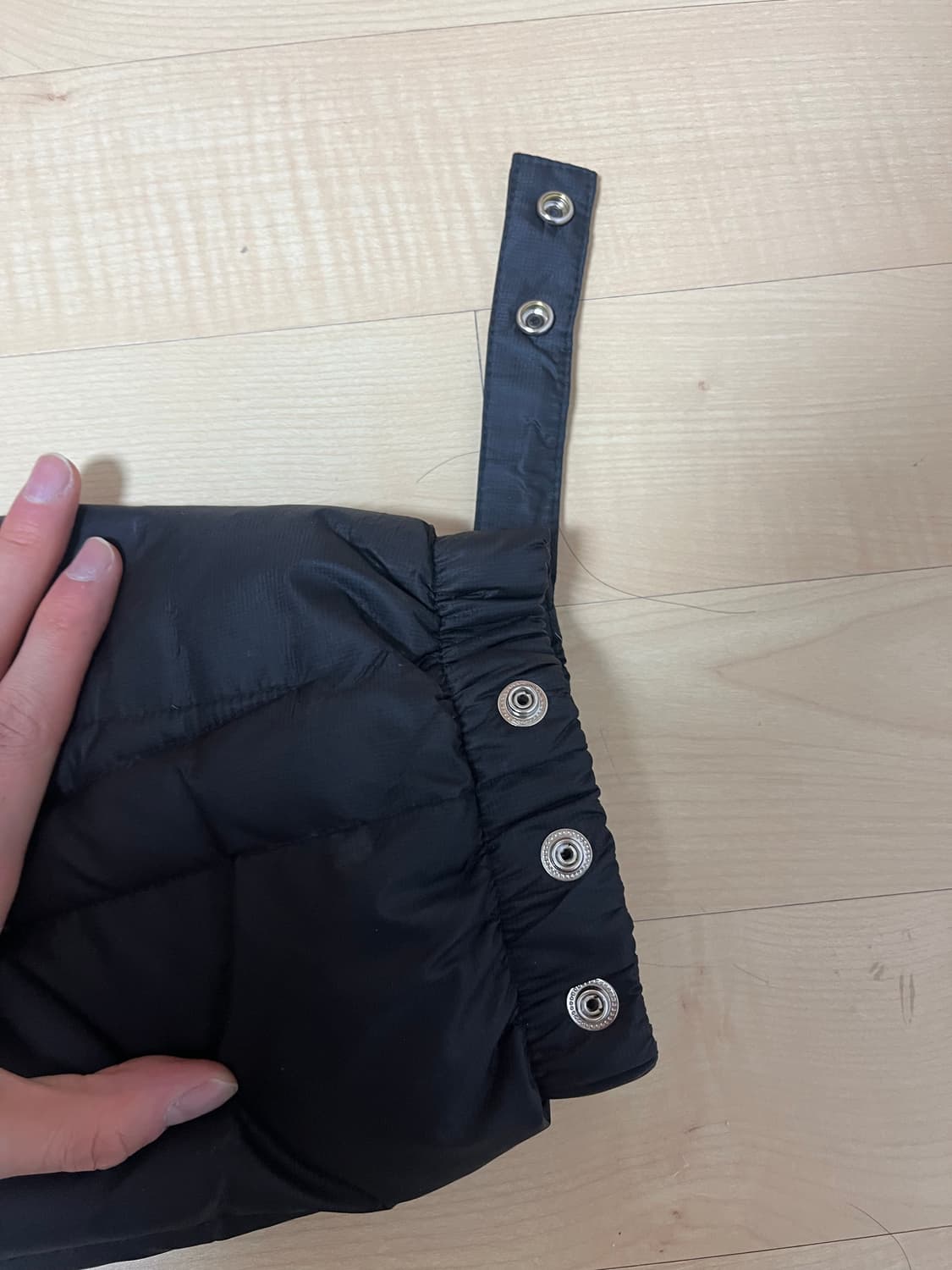 [m] 떠그클럽 케이브 다운자켓 패딩 블랙 상품이미지5