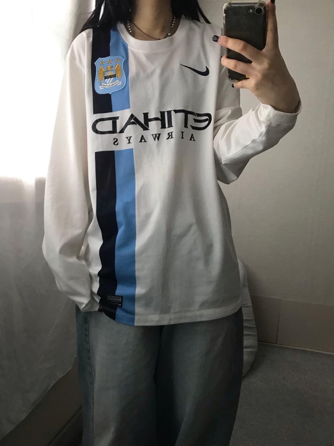 나이키 맨시티 유니폼 롱슬리브 상품이미지1