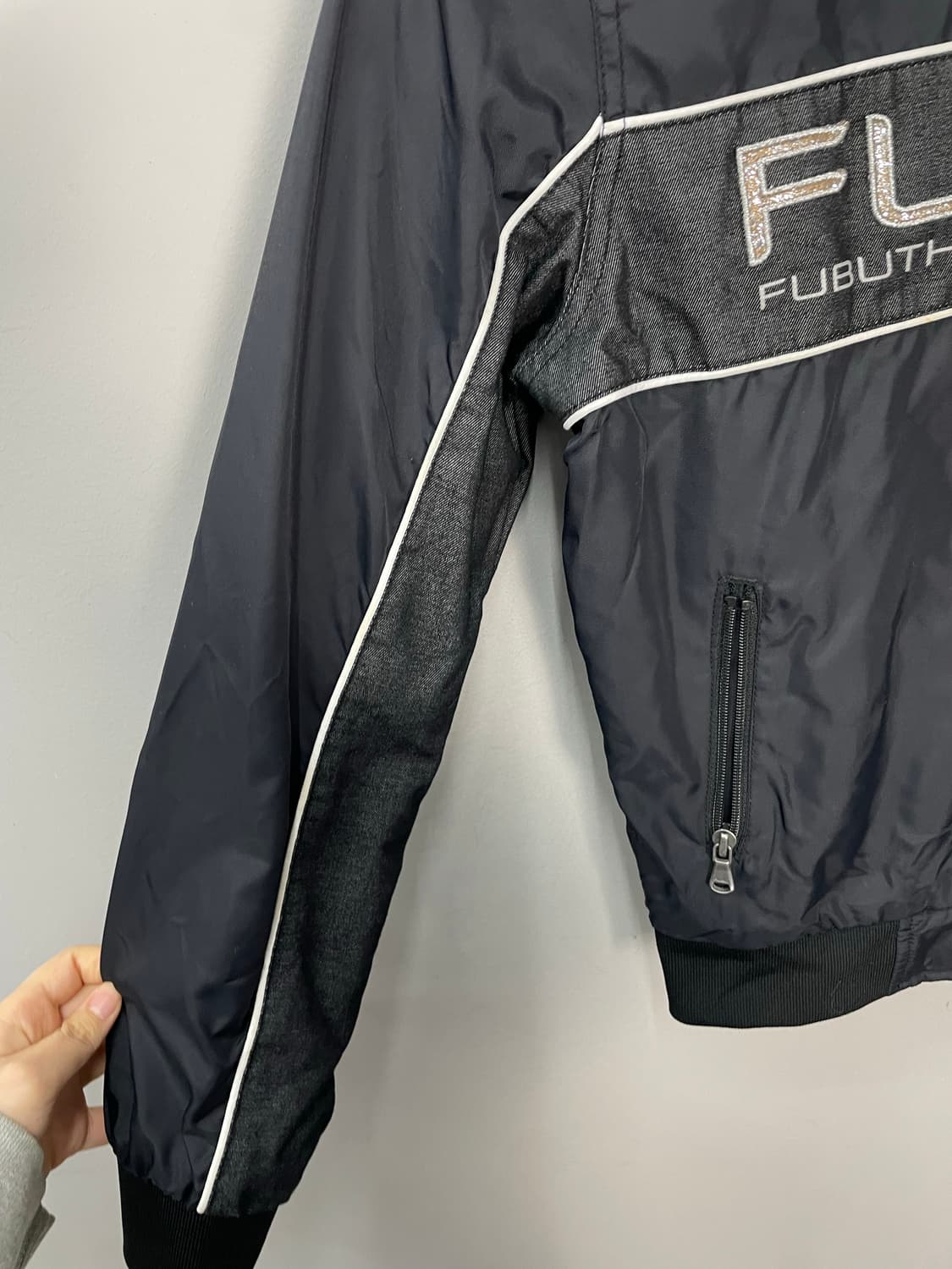 푸부 블랙 레이싱 자켓 H1516 상품이미지4