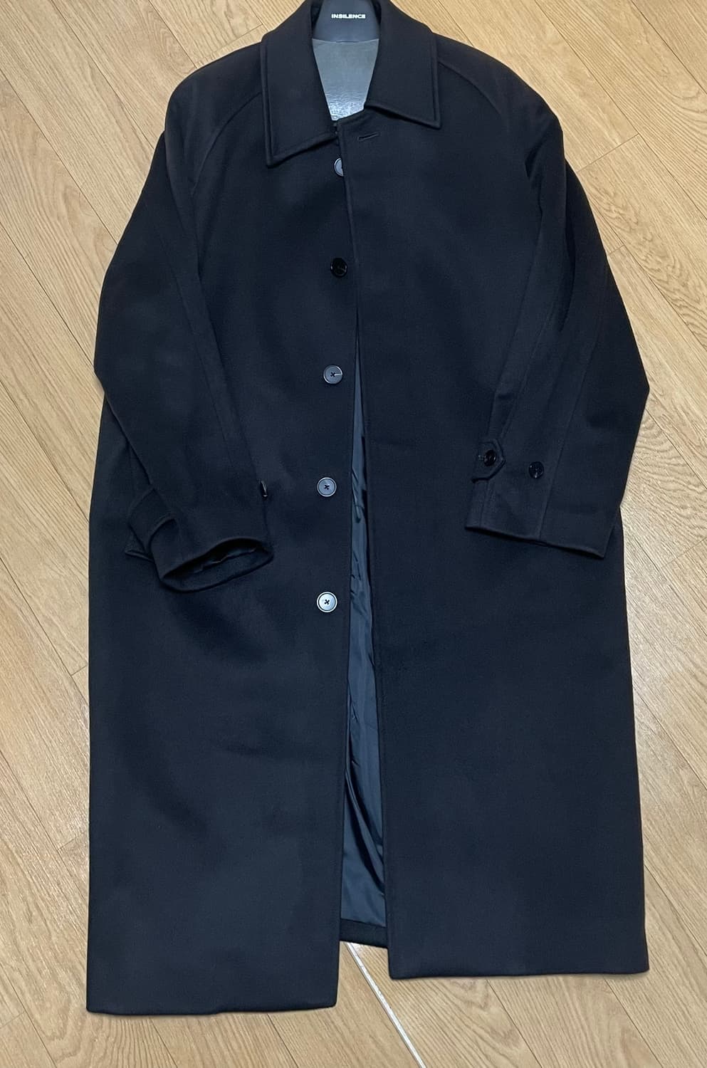 인사일런스 마펠 캐시미어 발마칸코트 머드그레이L 상품이미지1