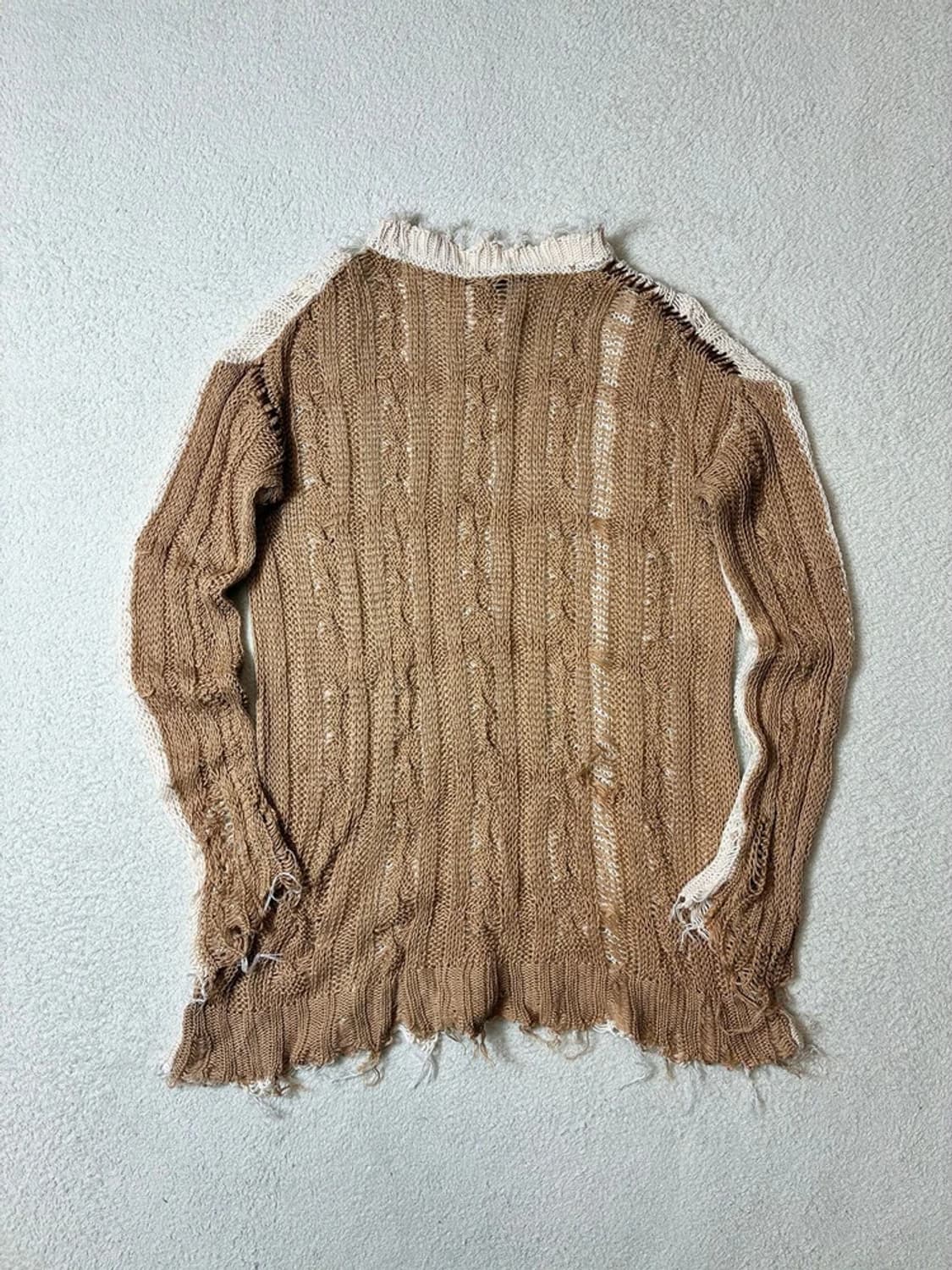 앤더슨벨 린넨 코튼 그런지 레이어드 니트 PN6855 상품이미지4