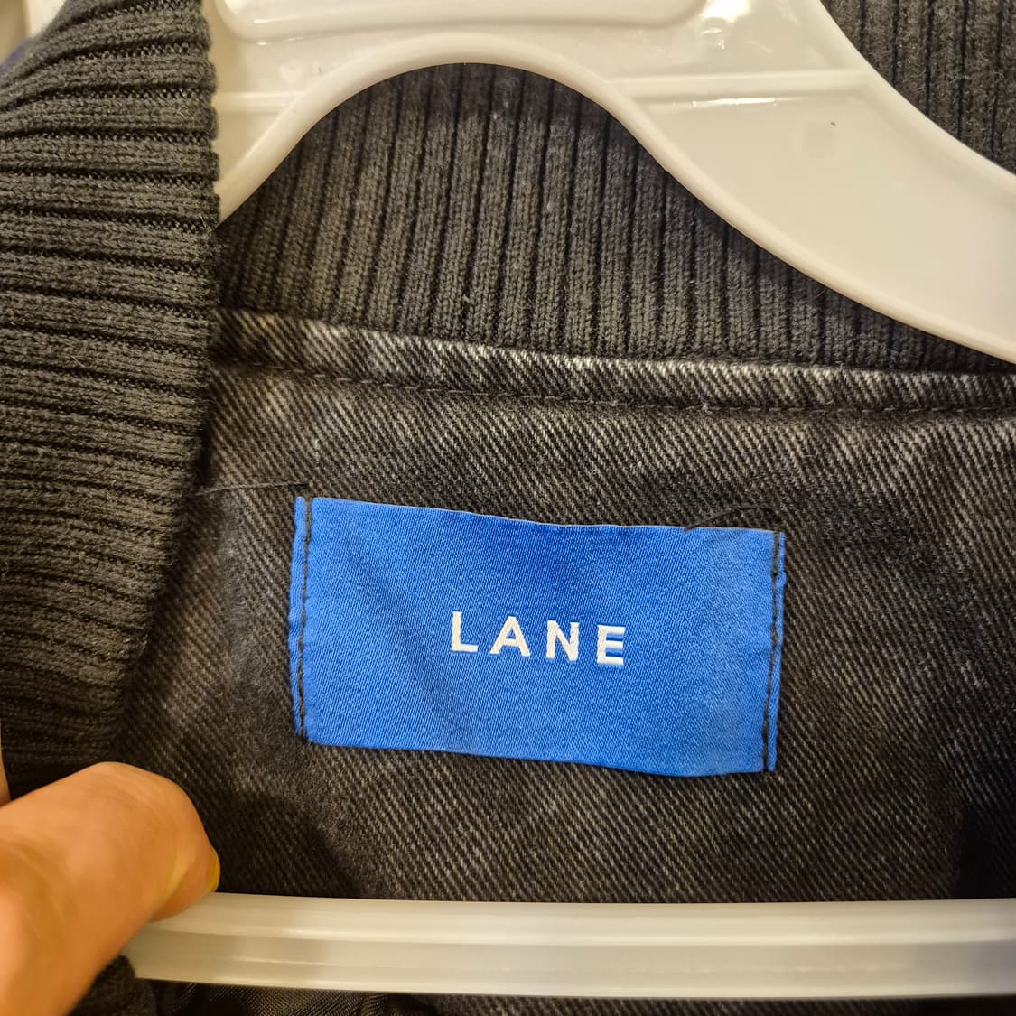 FREE(착샷잇음) 워싱데님 오버핏 누빔점퍼 상품이미지5