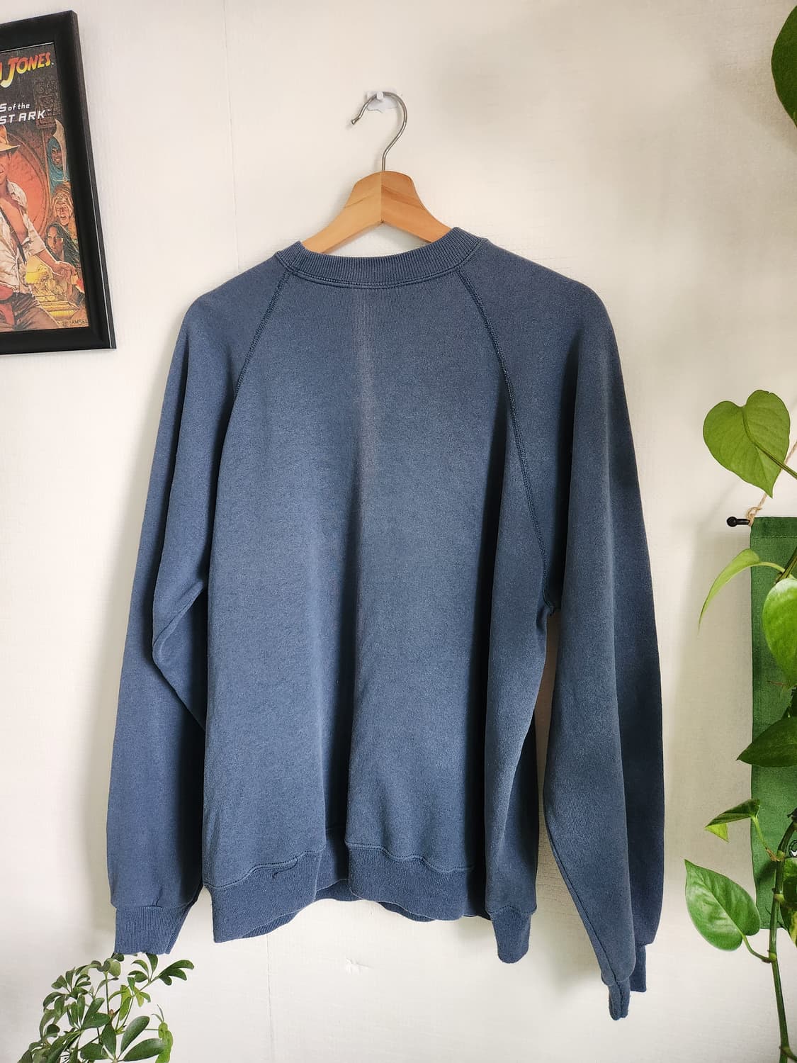 90s 헤인즈 미키마우스 래글런 스웻셔츠(USAmade) 상품이미지6