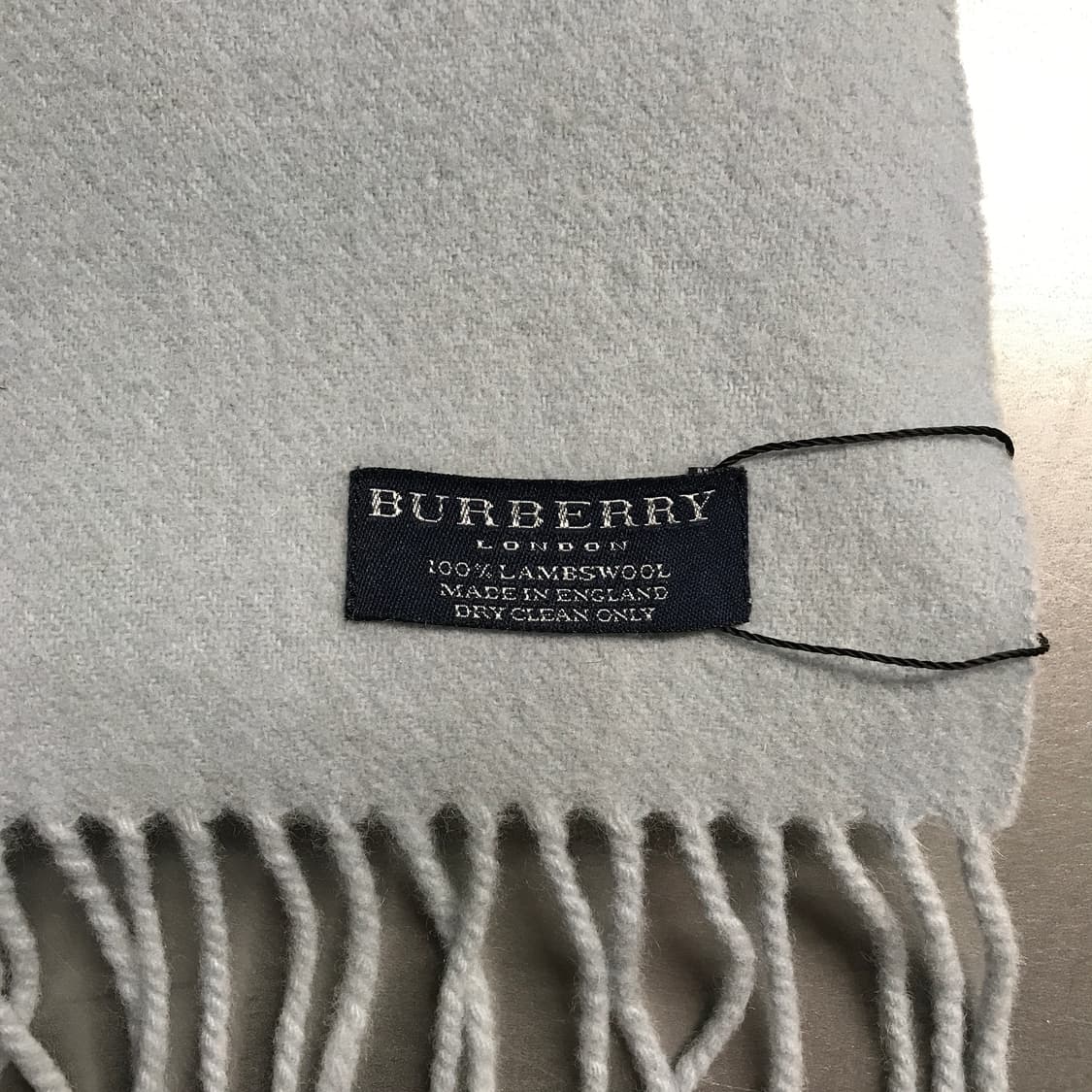 버버리 정품 램스울 머플러 블루 상품이미지4