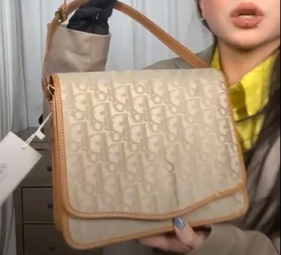 (빈티지) 디올 오블리크 스퀘어백 상품이미지2