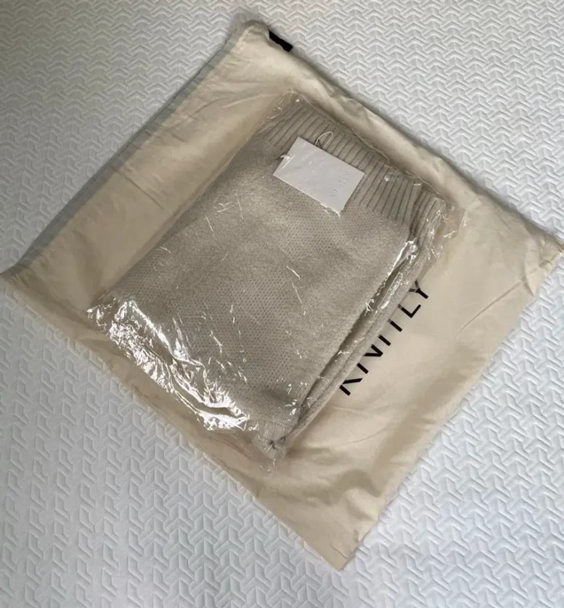 니틀리 아가일 니트베스트 크림 상품이미지3