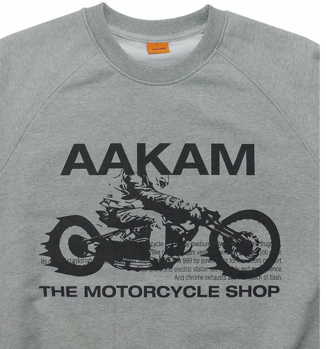 AAKAM / 아캄 / 남여공용 / 바이커 맨투맨 상품이미지3
