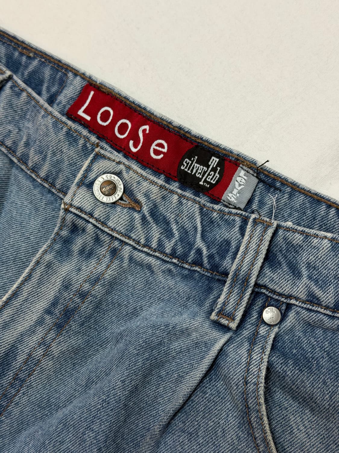 [38X34] 90s 리바이스 실버탭 힙합 배기진 상품이미지5