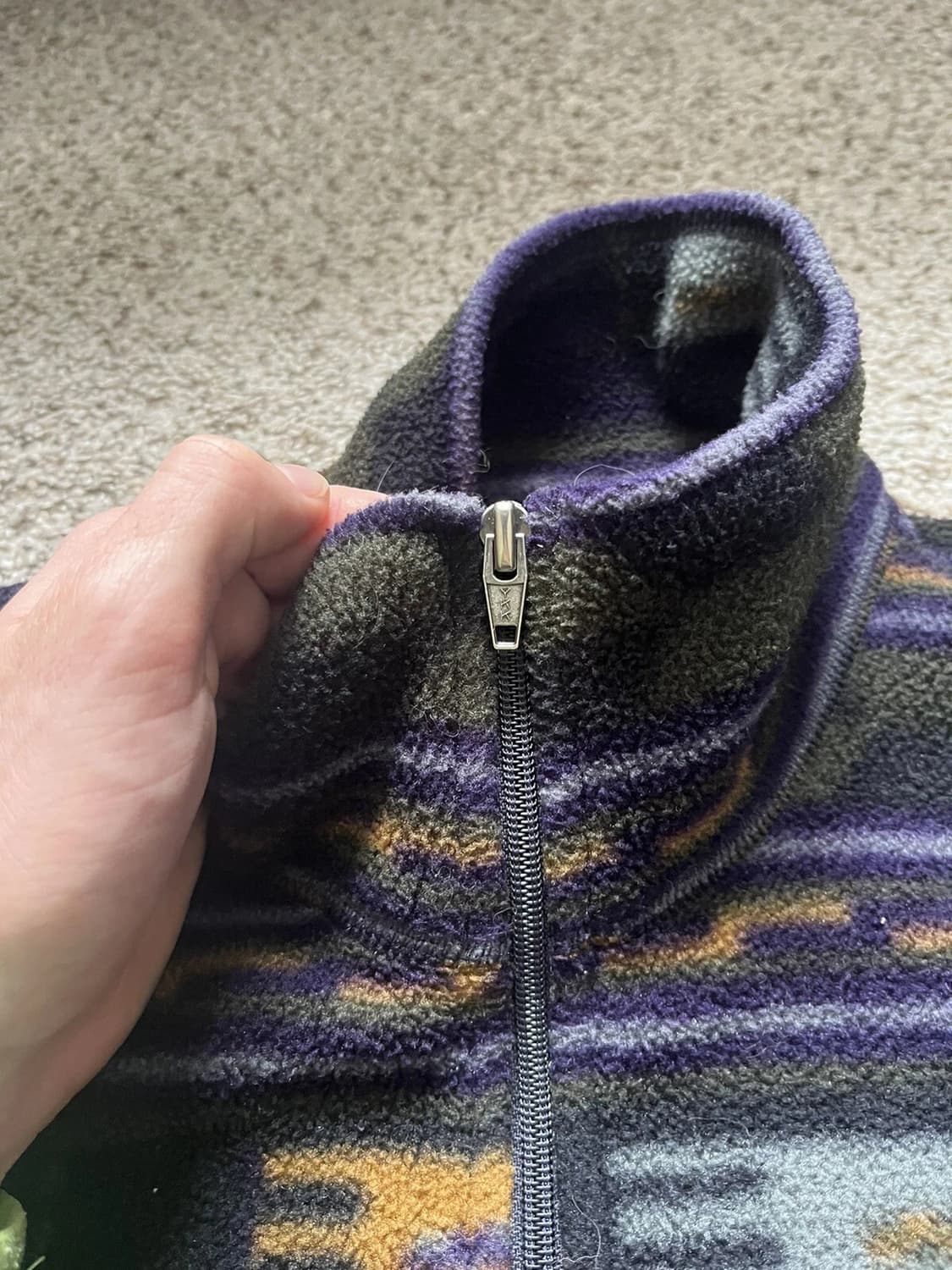 90s 파타고니아 신칠라 하프 집업 아나톨리아 패턴  상품이미지5