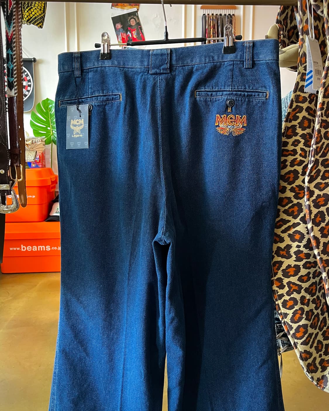 90s MCM Old 2-Tuck Denim Maxi Trouser 상품이미지6