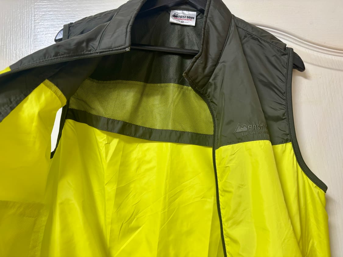 퍼스트다운 first down 포케터블 바람막이 베스트 조끼 상품이미지6