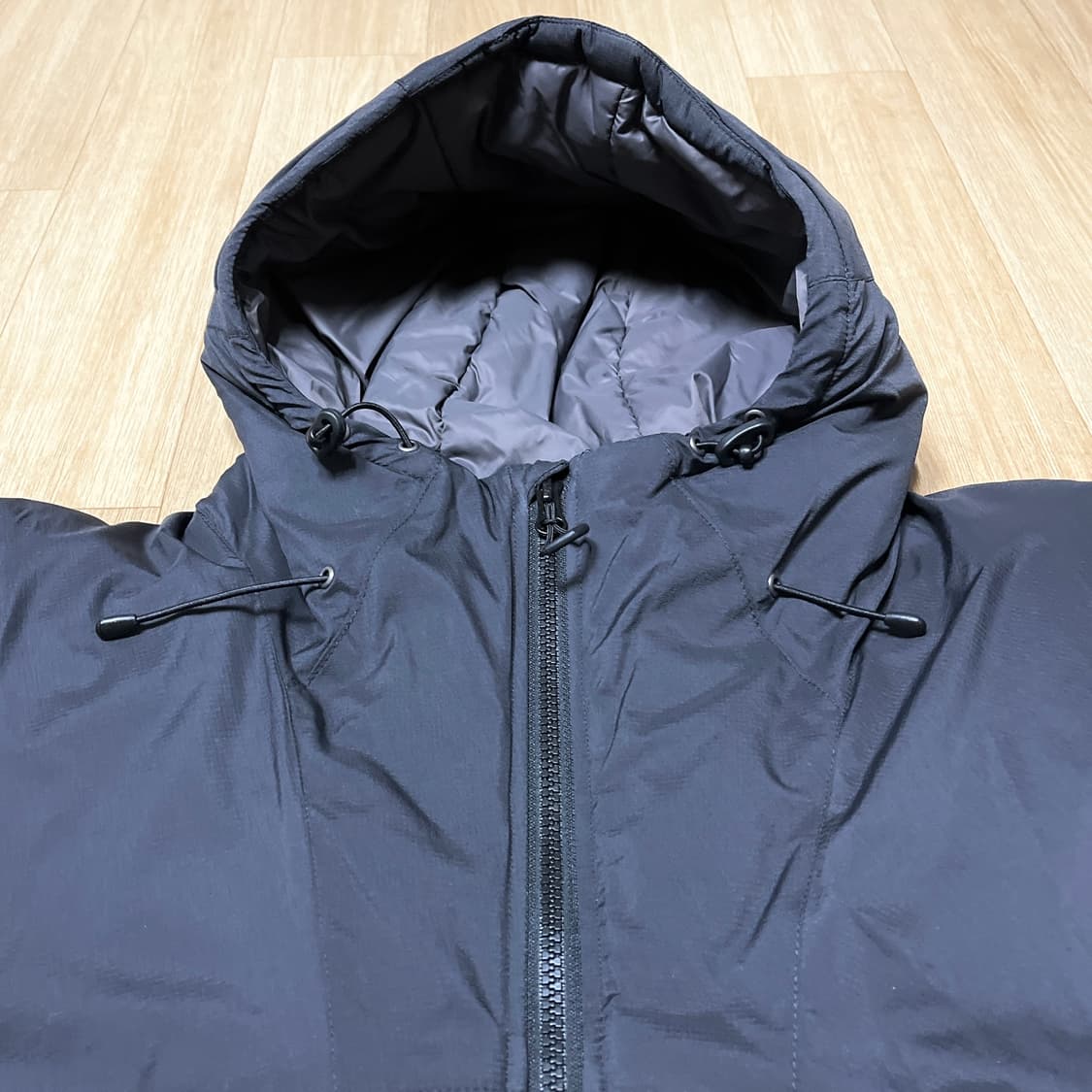 에스피오나지 인슐레이티드 하이킹 자켓 패딩 블랙 상품이미지9