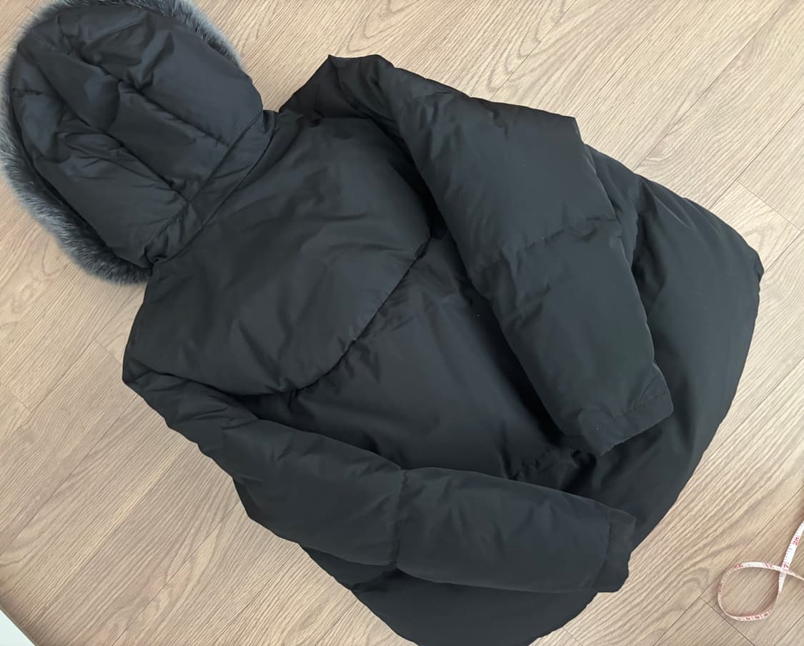 상태최상 지컷 풍성한 사가폭스퍼 구스다운패딩 여 55,66 상품이미지2