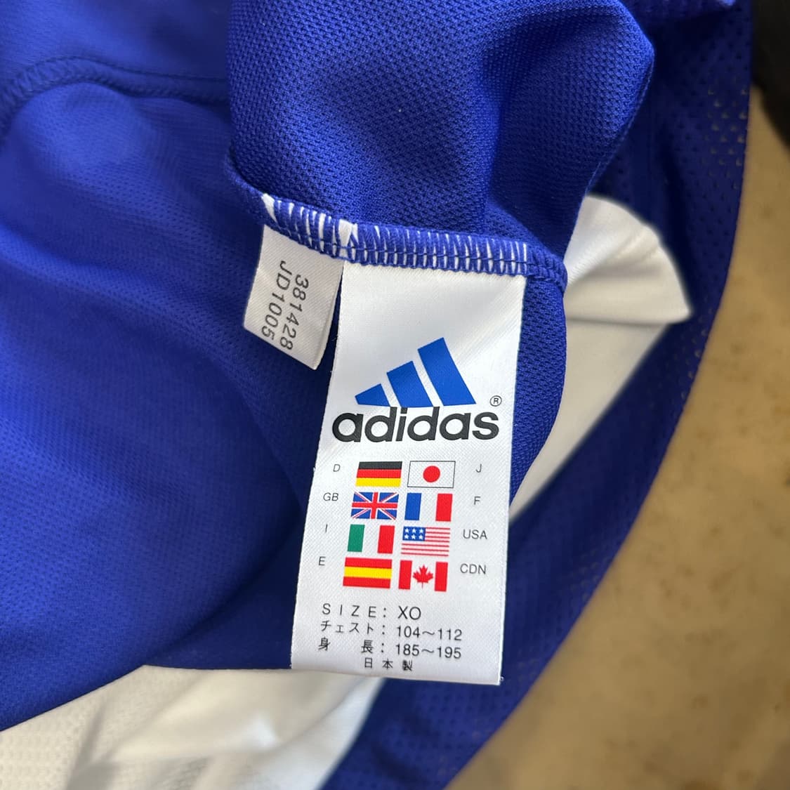 XL 아디다스 일본 국가대표 No.7 나카타 유니폼 상품이미지5