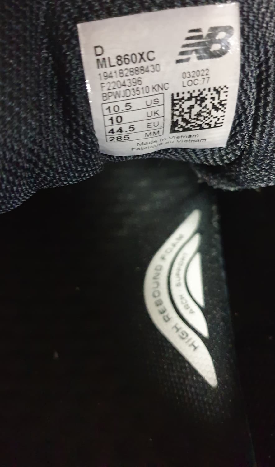 뉴발란스 860V2 블랙 그레이 스니커즈 (285) 상품이미지6