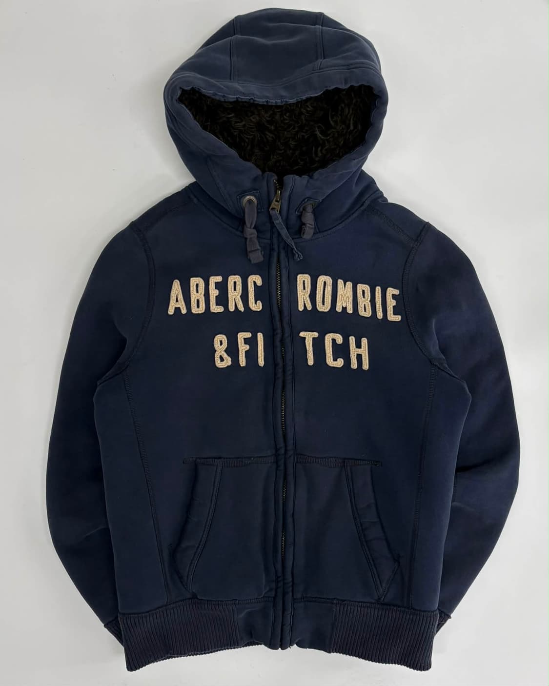 [M] 아베크롬비 y2k 올드스쿨 울프죠 자켓 후드집업 상품이미지2