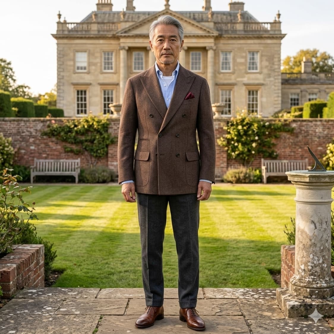 [정품] 브루넬로 쿠치넬리 울 캐시미어 실크 혼방 더블 재킷 상품이미지2