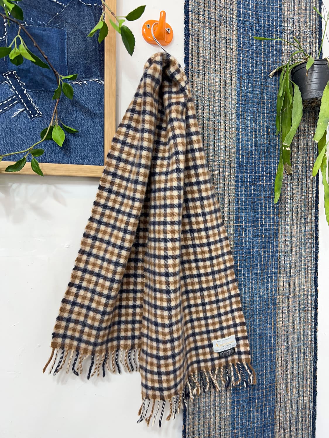 AQUASCUTUM  Check Cashmere Muffler 상품이미지2