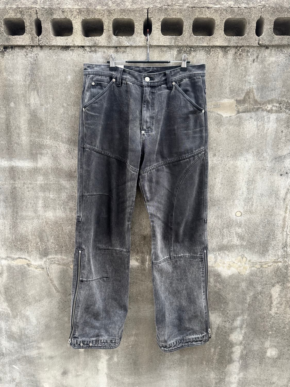 AndersonBell blitz washed zipper Jeans L 상품이미지1