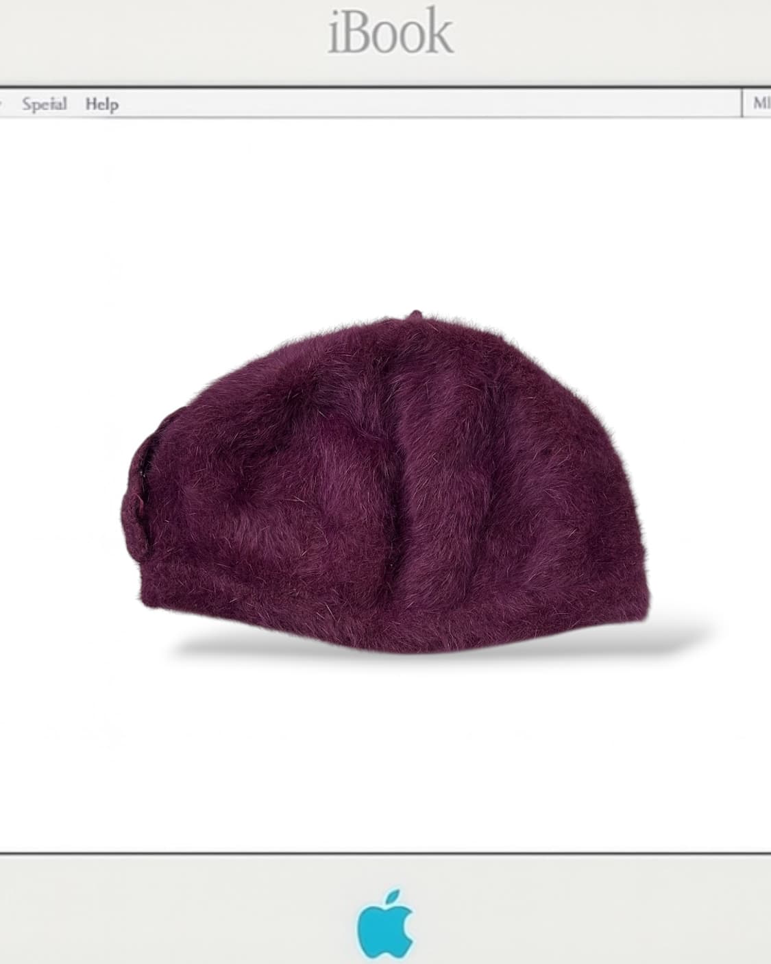 jp vintage 퍼플 리본 비니 상품이미지2