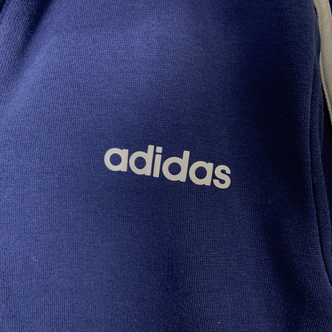 아디다스 루즈핏 다크네이비 트랙 코튼 져지 상품이미지3