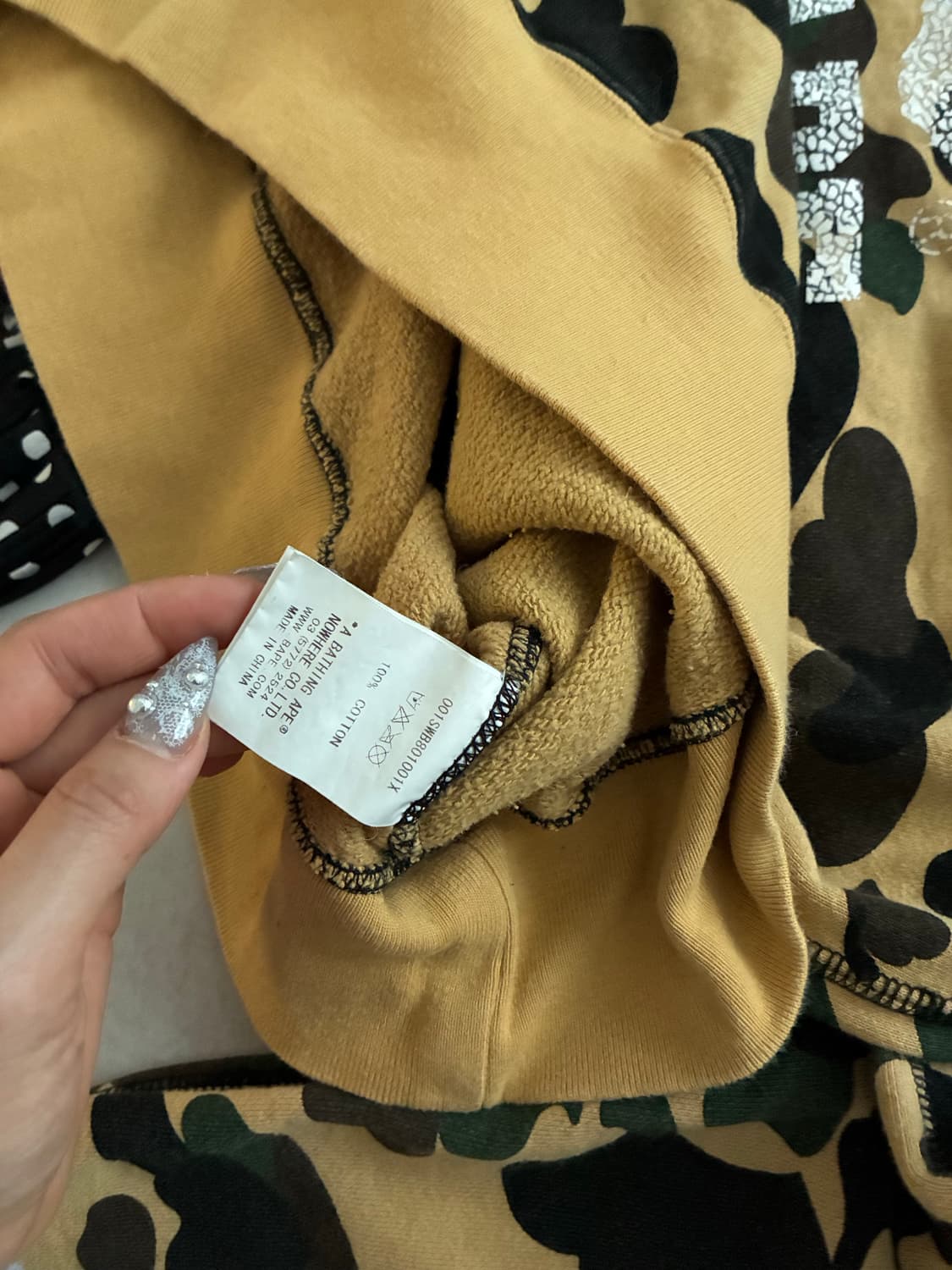 베이프 맨투맨 M 상품이미지7