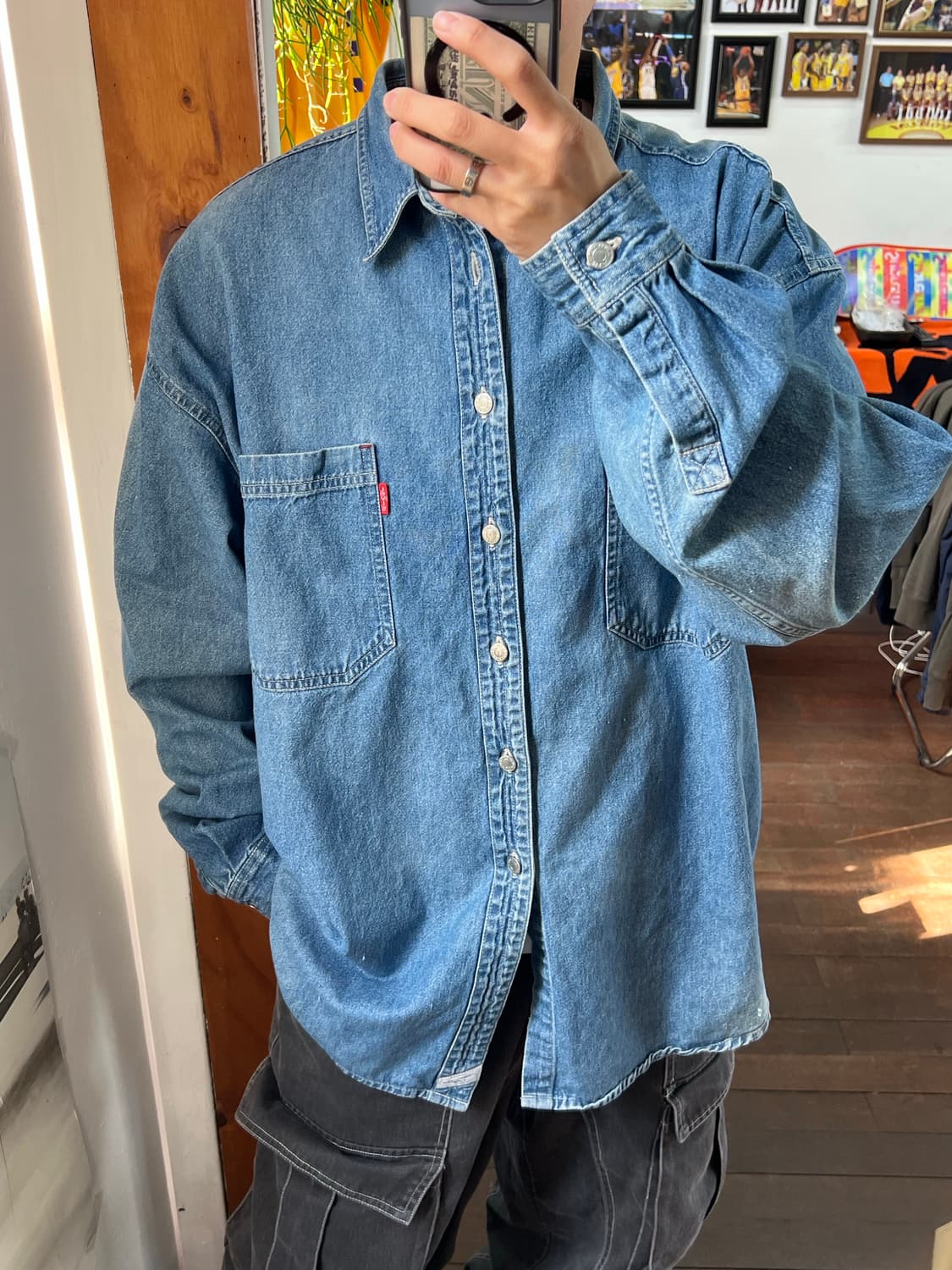 리바이스 90‘s 데님셔츠 상품이미지5