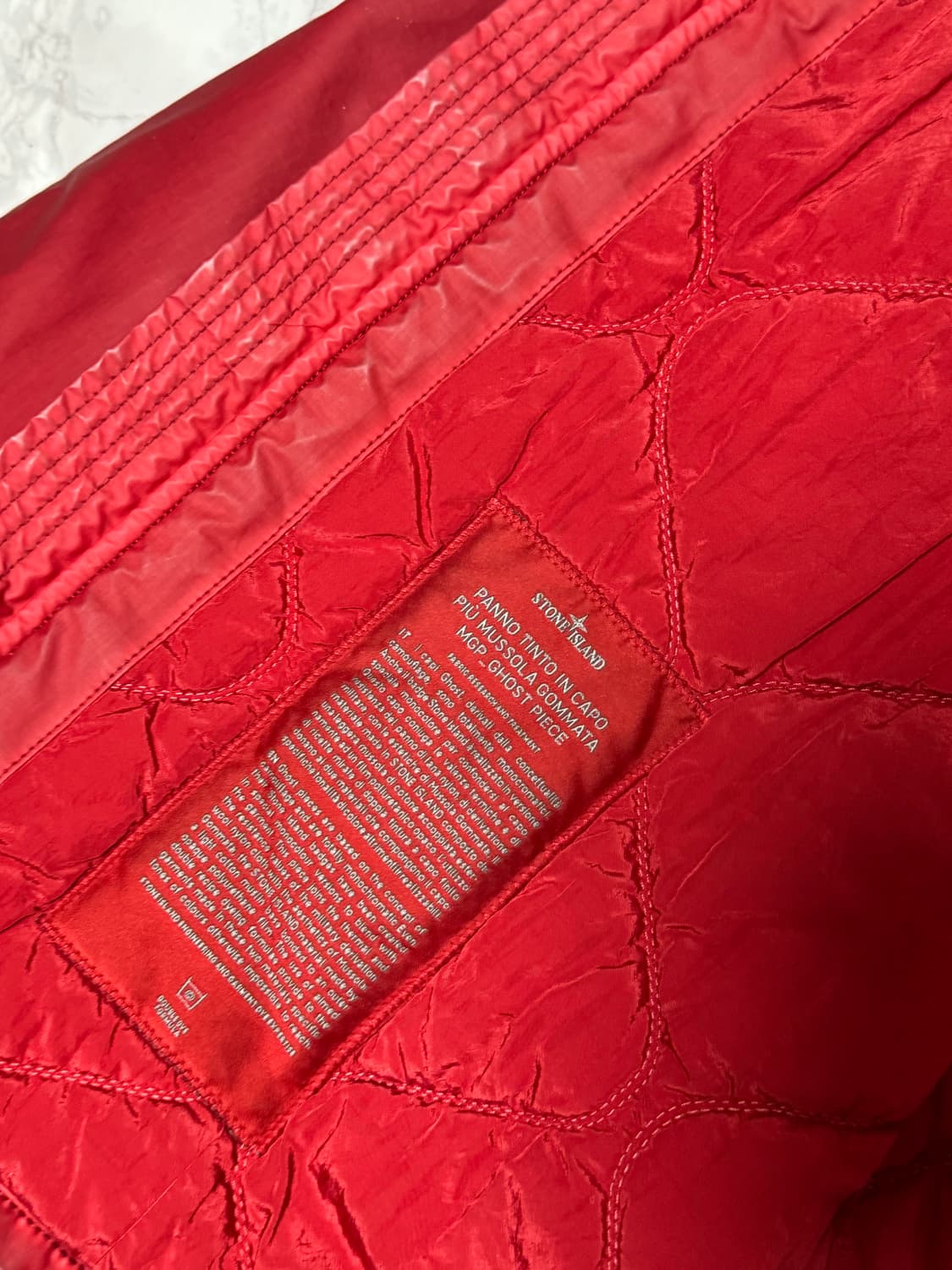 스톤아일랜드 고스트 피스 레드 와펜 2014ss 자켓 상품이미지7