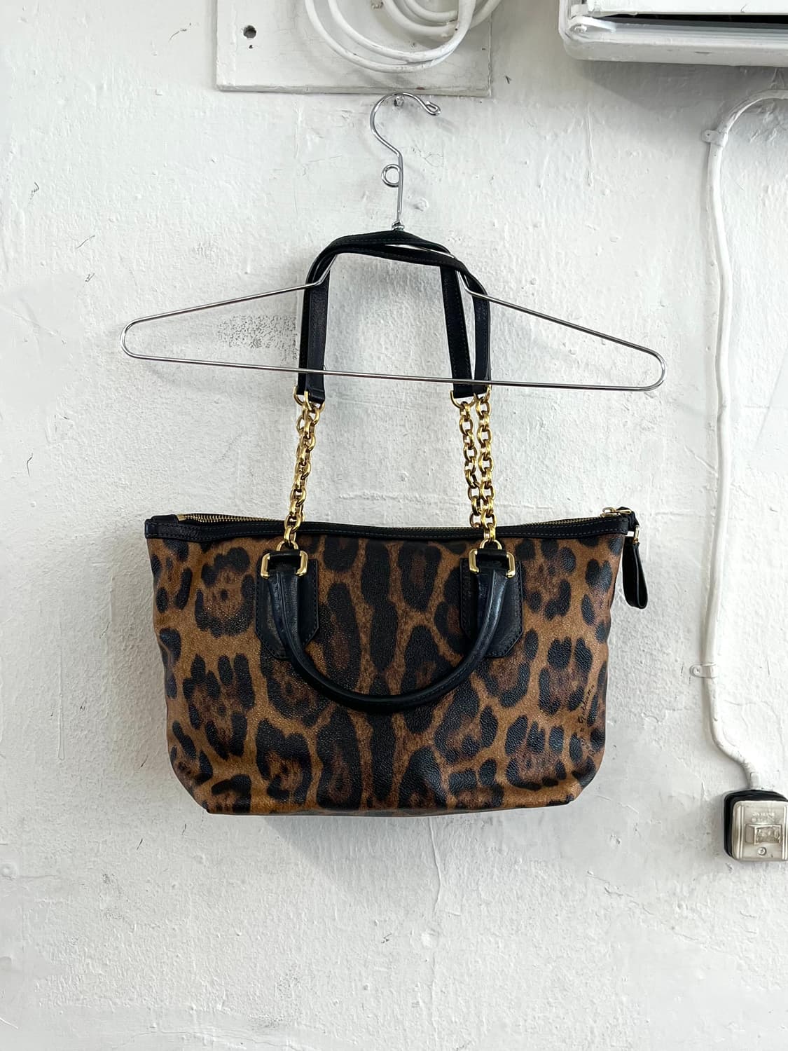 돌체앤가바나 컬렉션 레오파드 체인 숄더백 상품이미지5