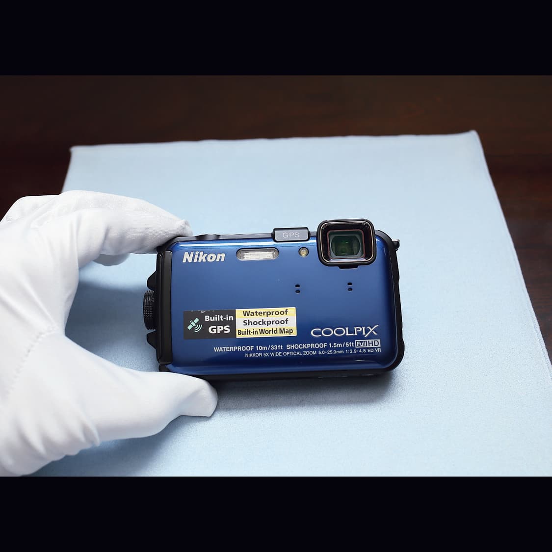 레어<민트급><한글> 니콘 쿨픽스 aw100 블루 빈티지 디카 상품이미지10