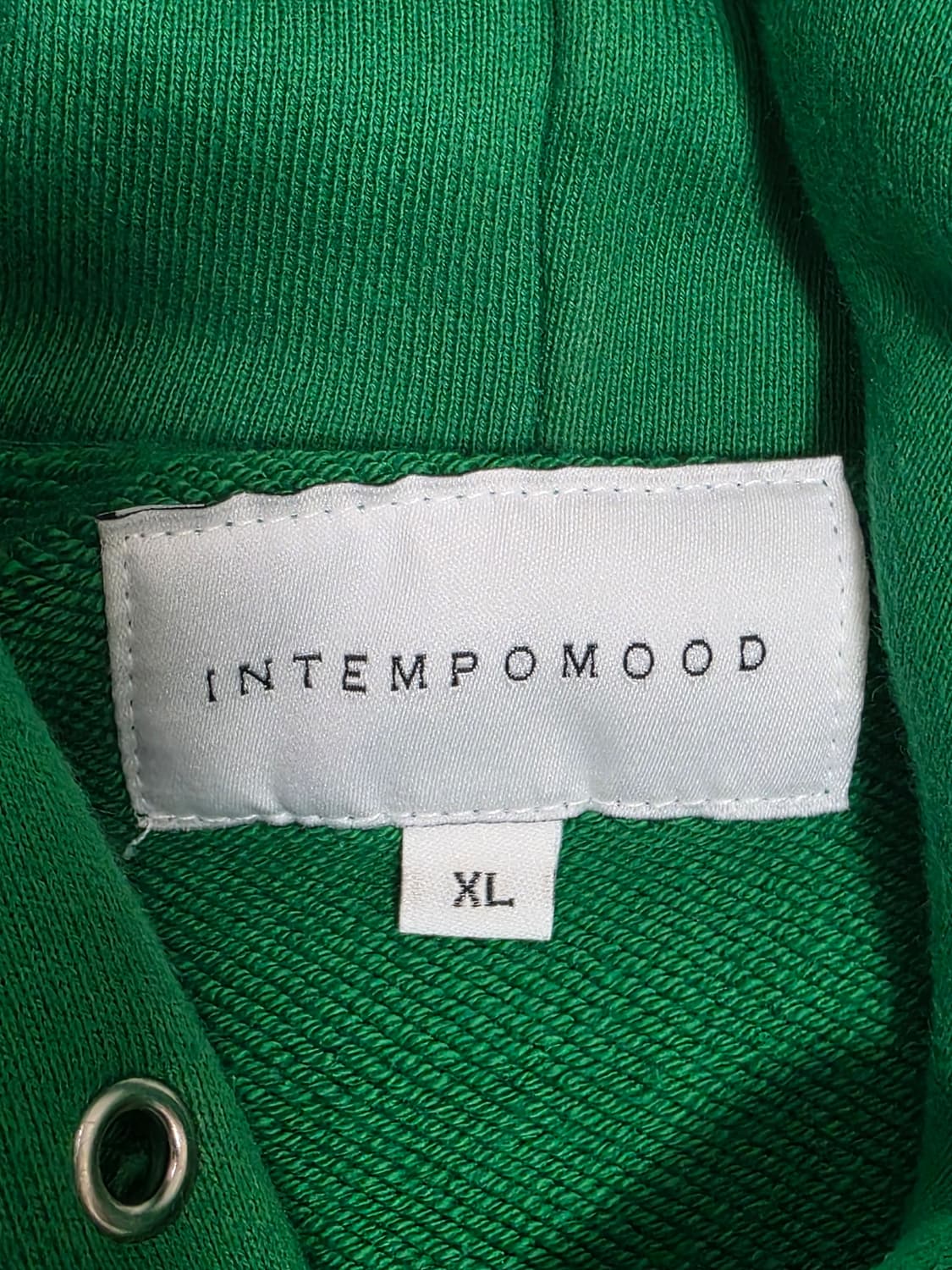 인템포무드 해비 코튼 썸홀 후드티 XL 상품이미지4