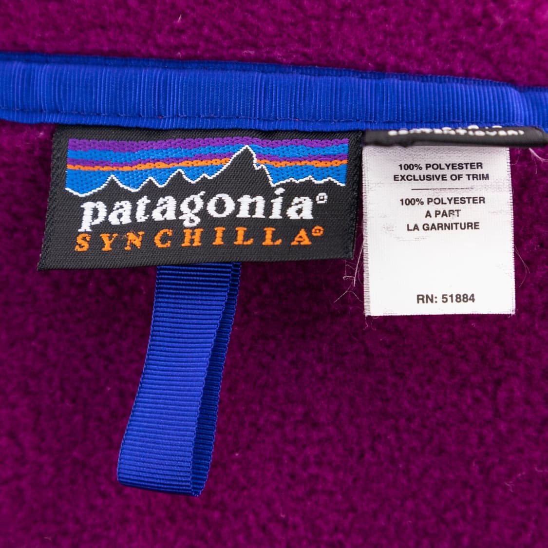 99FW 파타고니아 신칠라 스냅-T 퍼플/그레이 USA 상품이미지6