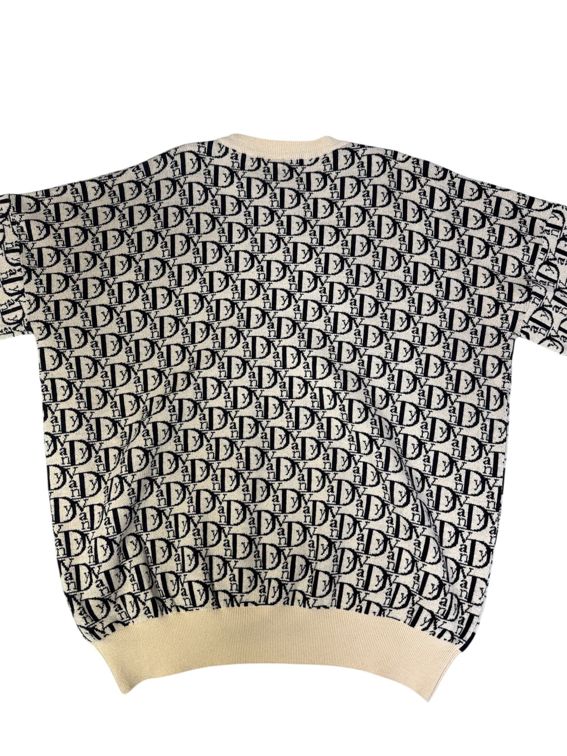 반디더핑크 디올 오블리크 패턴 패러디 부틀렉 니트 OS 상품이미지6