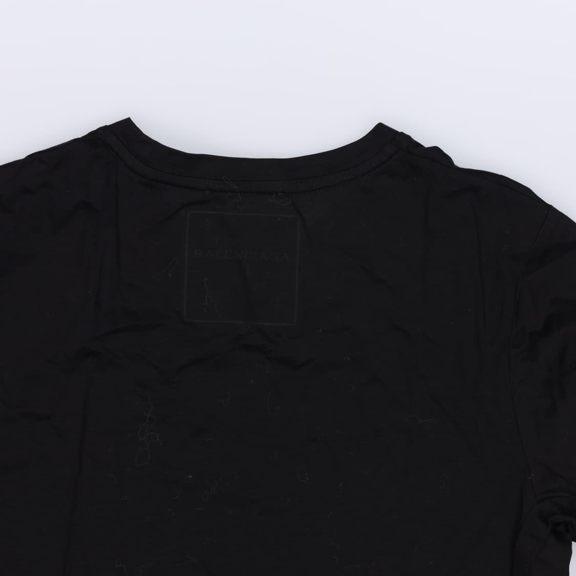 M 발렌시아가 백패치 반팔티 블랙 0309H1 상품이미지3