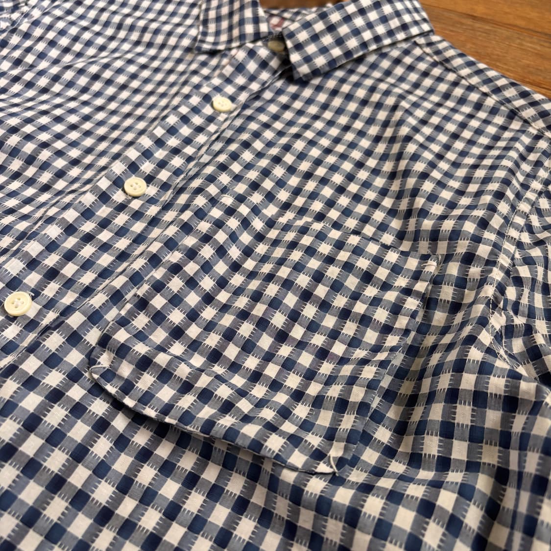 시스템 옴므 슬림 100 체크 셔츠 남방 입체 디테일 15SS 상품이미지7