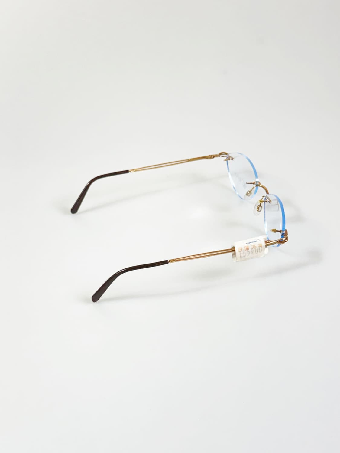 OWP DESIGN 무테 오벌 골드 메탈 빈티지 안경 상품이미지4