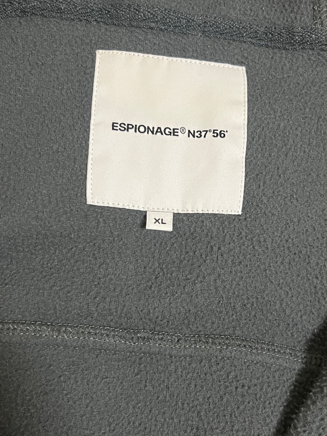 에스피오나지 플리스 후드집업 풀오버 아노락 상품이미지8