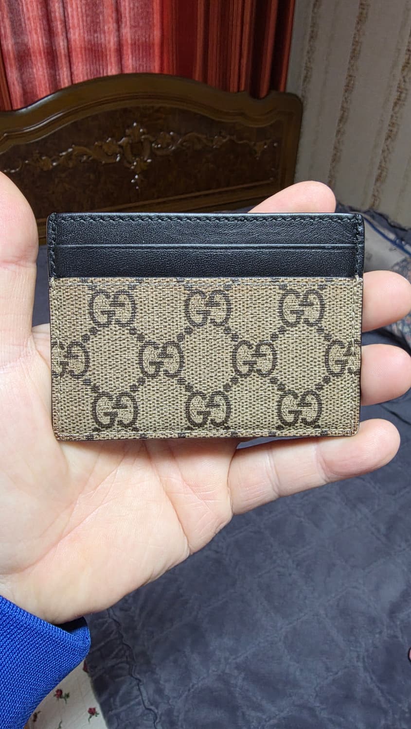 (정품) 구찌 킹스네이크(뱀) GG 수프림 카드지갑/개인/팝니다. 상품이미지3