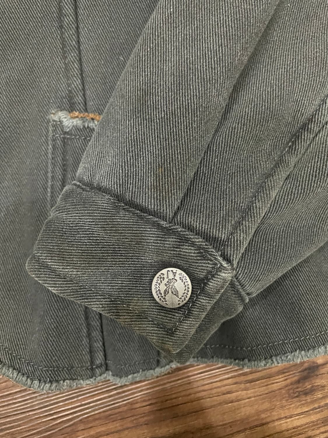 아르마니 진스 이태리제 투웨이 자켓 그레이 상품이미지5